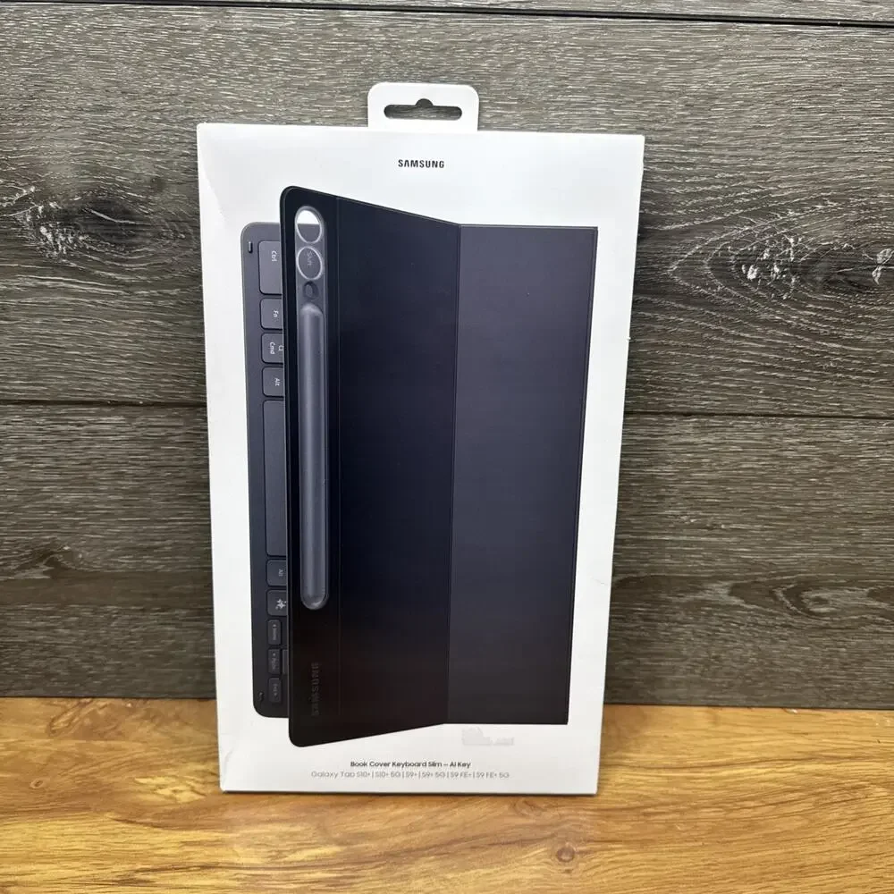 Samsung Book Cover Keyboard Slim AI Key - EF-DX820 - S10+ S9+ S9FE+ *NEW SEALED